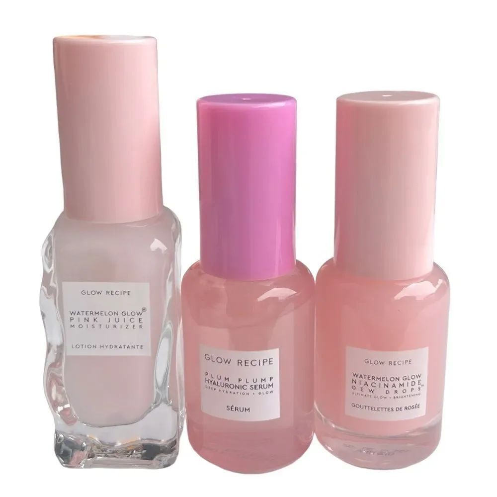 Glow Recipe Watermelon Glow skincare products, New